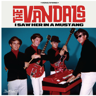 Vandals, The - I Saw Her In A Mustang blue LP