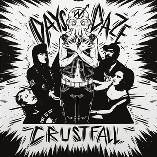 Days N Daze - Crustfall cream white splatter LP