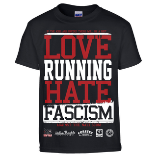 Love Running Hate Fascism - Logo T-Shirt black
