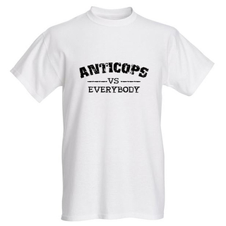 Anticops - Vs Everybody Shirt white