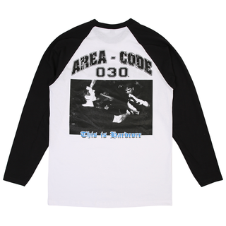 Anticops - Area Code 030 Baseball Shirt black white