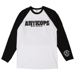 Anticops - Area Code 030 Baseball Shirt black white