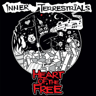 Inner Terrestrials - Heart Of The Free clear red smoke LP