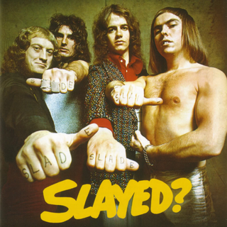 Slade - Slayed? black yellow splatter LP