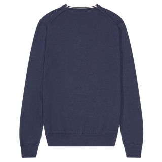 Fred Perry - Classic Crew Neck Jumper K9601 navy 608
