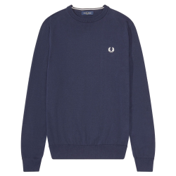 Fred perry navy jumper best sale