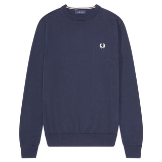 Fred Perry - Classic Crew Neck Jumper K9601 navy 608 XL
