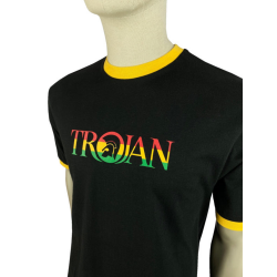 Trojan - Logo Ringer Tee TC/1014 rasta