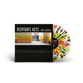 Desperate Acts - State Secrets splatter LP