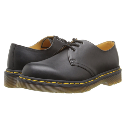 Dr. Martens - 1461 black smooth DMC SM-B 3-eye shoe...