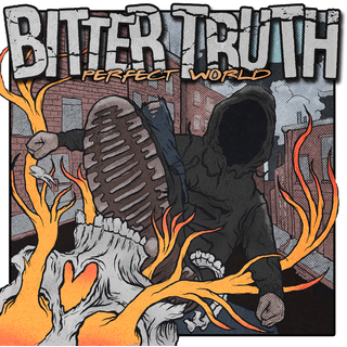 Bitter Truth - Perfect World blue silver splatter LP