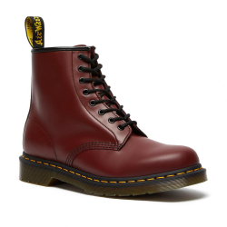 Dr. Martens - 1460 cherry red 8-eye boot (yellow stitches)