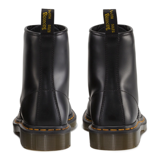 Dr. Martens - 1460 black smooth 8-eye boot (yellow stitches)