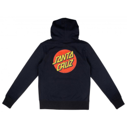 Santa Cruz - Classic Dot Womens Hood black