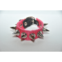 Killernietenarmband - 1-reihig pink