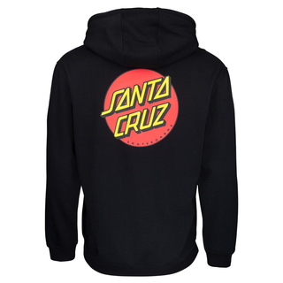Santa Cruz - Classic Dot Chest Hooded Sweatshirt Black