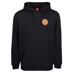 Santa Cruz Classic Dot Chest Hooded Sweatshirt Black 37 00