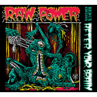 Raw Power - After Your Brain white red splatter LP