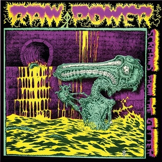 Raw Power - Screams From The Gutter white purple splatter LP