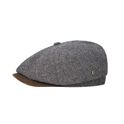 Brixton - Brood Baggy Snap Cap Grey Brown