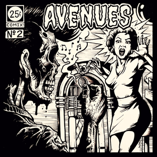 Avenues - Were All Doomed purple red black splatter LP