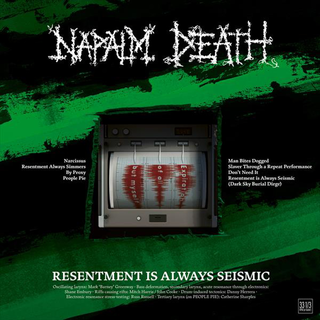 Napalm Death - Resentment is Always Seismic - A Final Throw Of Throes ltd. transparent red LP