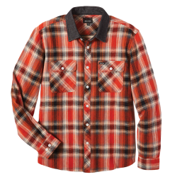 Brixton - Bowery Stretch L/S X Flannel Longsleeve Shirt...