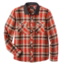 Brixton - Bowery Stretch L/S X Flannel Longsleeve Shirt Phoenix Orange