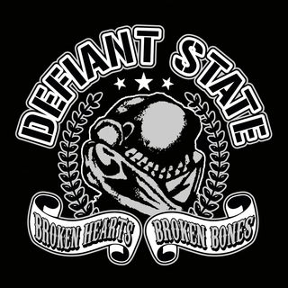 Defiant State - Broken Hearts, Broken Bones marbled recycling LP+CD+DLC