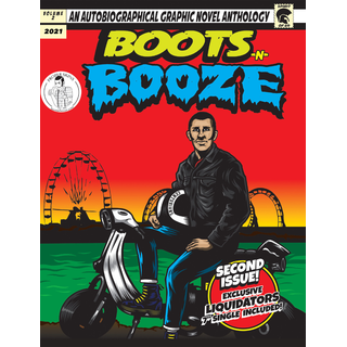 Boots N Booze - Comic With Liquidators 7 comic+black 7