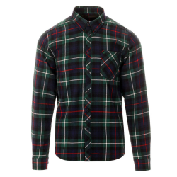 Merc - Brodick Flannel Shirt navy check