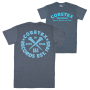 Coretex - Nails T-Shirt dark heather/light blue