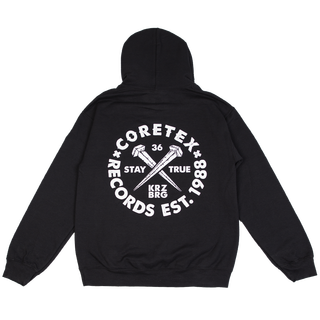 Coretex - Nails Hooded Sweatshirt Black XXXXL