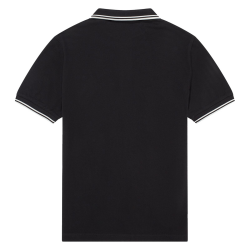 Fred Perry - Twin Tipped Polo Shirt M3600 black/white/white 350