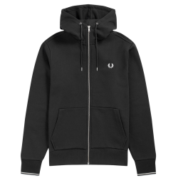 Fred perry black cardigan best sale