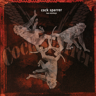 Cock Sparrer - Two Monkeys beer black smoke LP