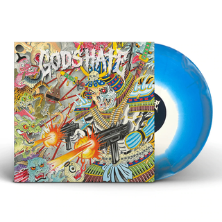 Gods Hate - Same blue metallic silver white LP