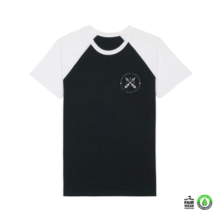 One Two Six Clothing - Worldwide Raglan Shirt black/white