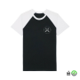 One Two Six Clothing - Worldwide Raglan Shirt black/white