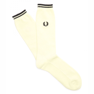 Fred Perry -Tipped Socks C7170 waxyellow/black P85
