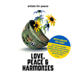 Artists For Peace - Love, Peace & Harmonies ltd yellow blue 2LP
