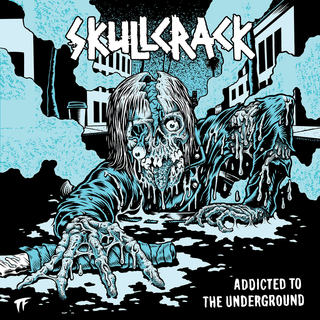 Skullcrack - Addicted To The Underground orange LP