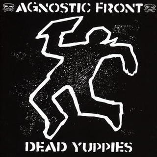 Agnostic Front - Dead Yuppies clear with black and white splatter LP