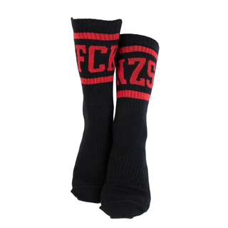 FCK NZS - Stripes Socks Black Red