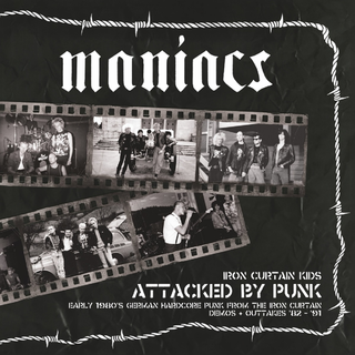 Maniacs - Iron Curtain Kids Attacked By Punk black LP