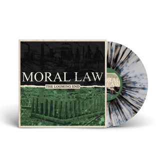 Moral Law - The Looming End ltd white with black splatter LP