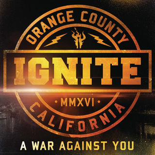 Ignite - A War Against You ltd gold marbled LP