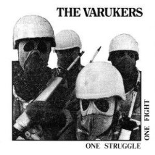 Varukers - One Struggle One Fight white LP