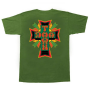 Dogtown - Cross Logo Rasta olive