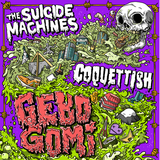 Suicide Machines, The / Coquettish - GEBO GOMI ltd neon green LP